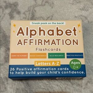 Alphabet Affirmation Flashcards